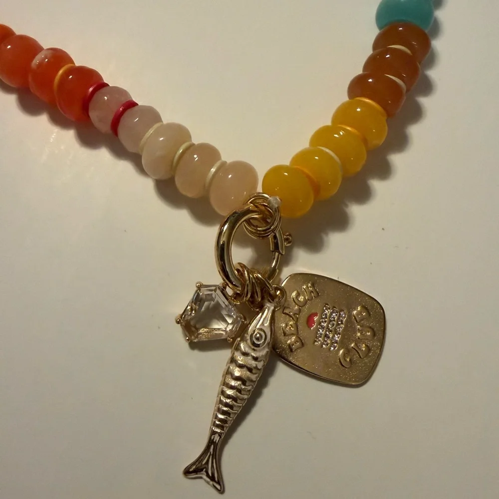 Anthropologie Beach Club Charm Necklace - Picture 5 of 5